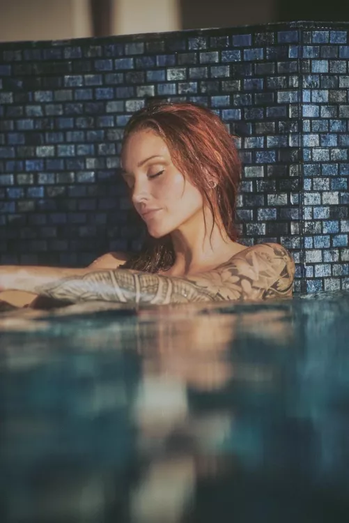 A pool party isn't fun until the clothes come off