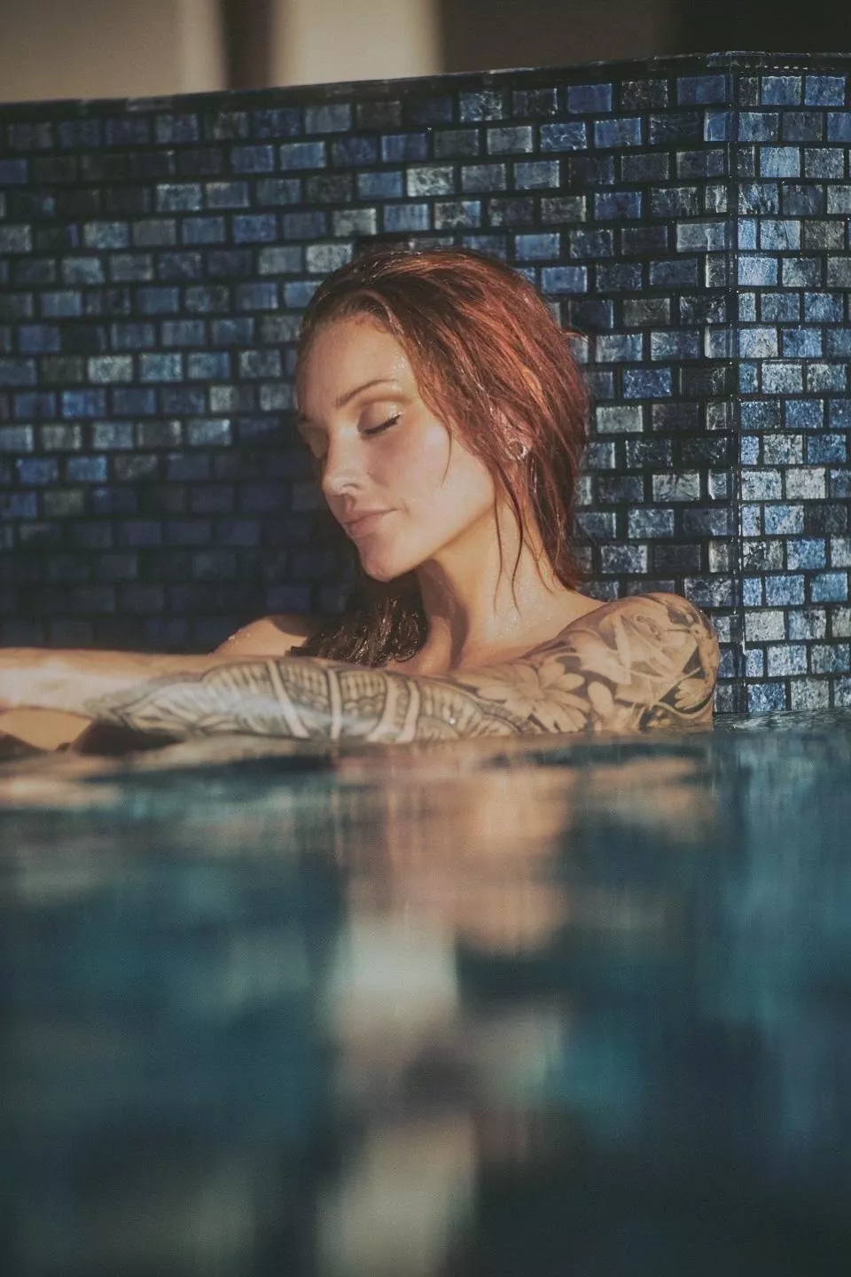 A pool party isn't fun until the clothes come off