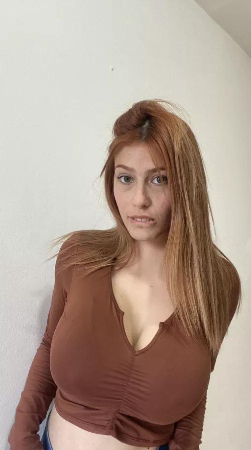 a redhead with great attributes...