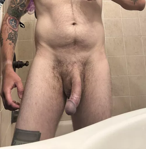 about to hop in the shower..