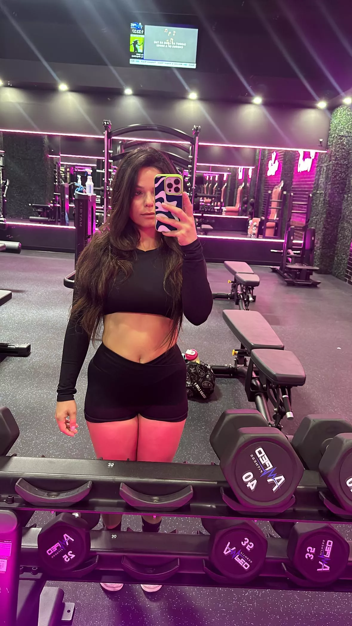 always in the gym so that my husband has a strong girl