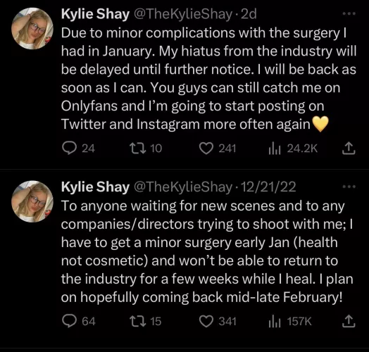 An update on her status