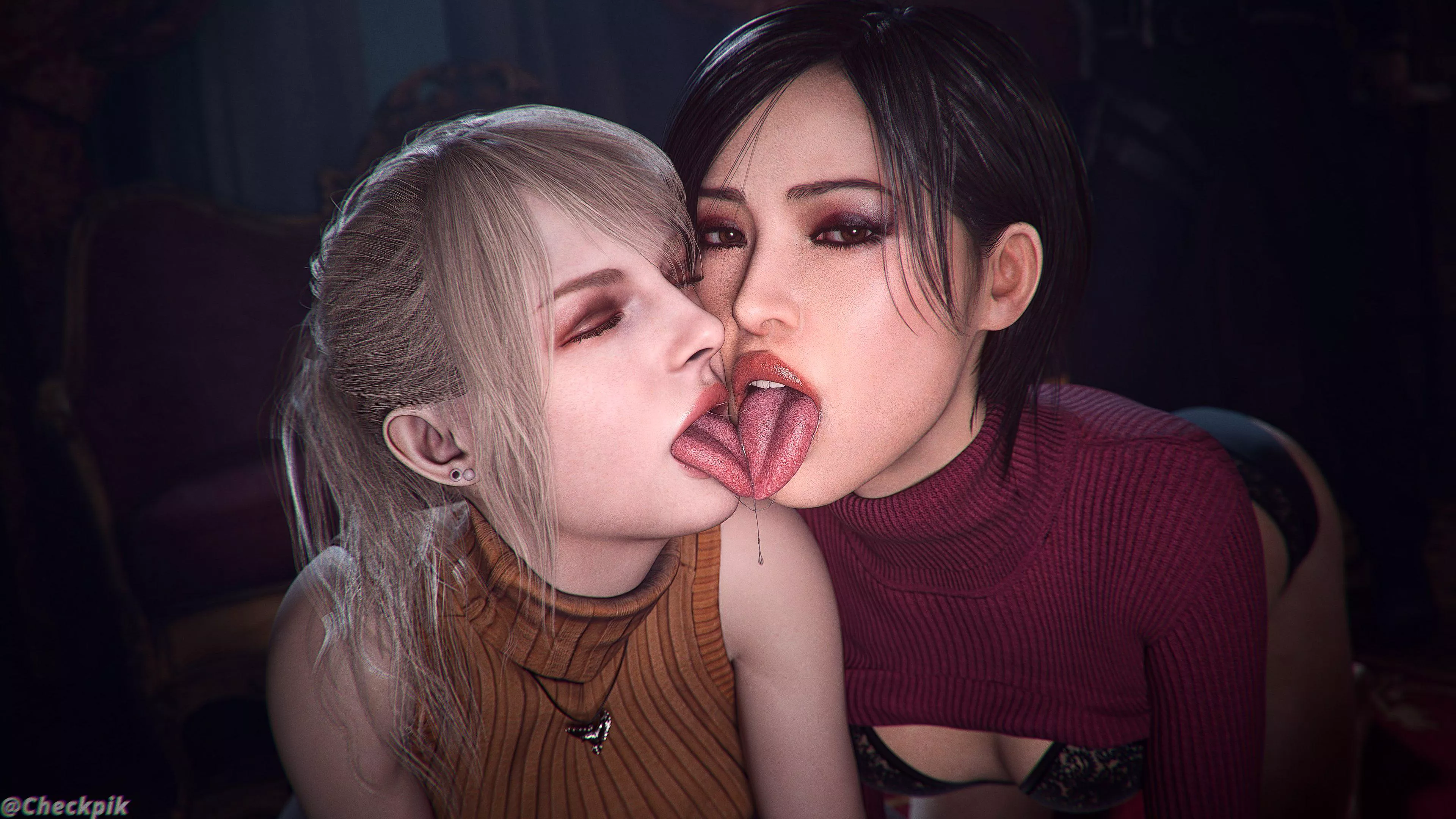 Ashley and Ada (Checkpik) [Resident Evil]