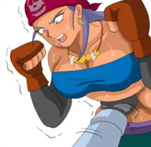 Belly Punch to pirate girl.