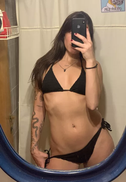 Bikini in this sexy body, perfect match