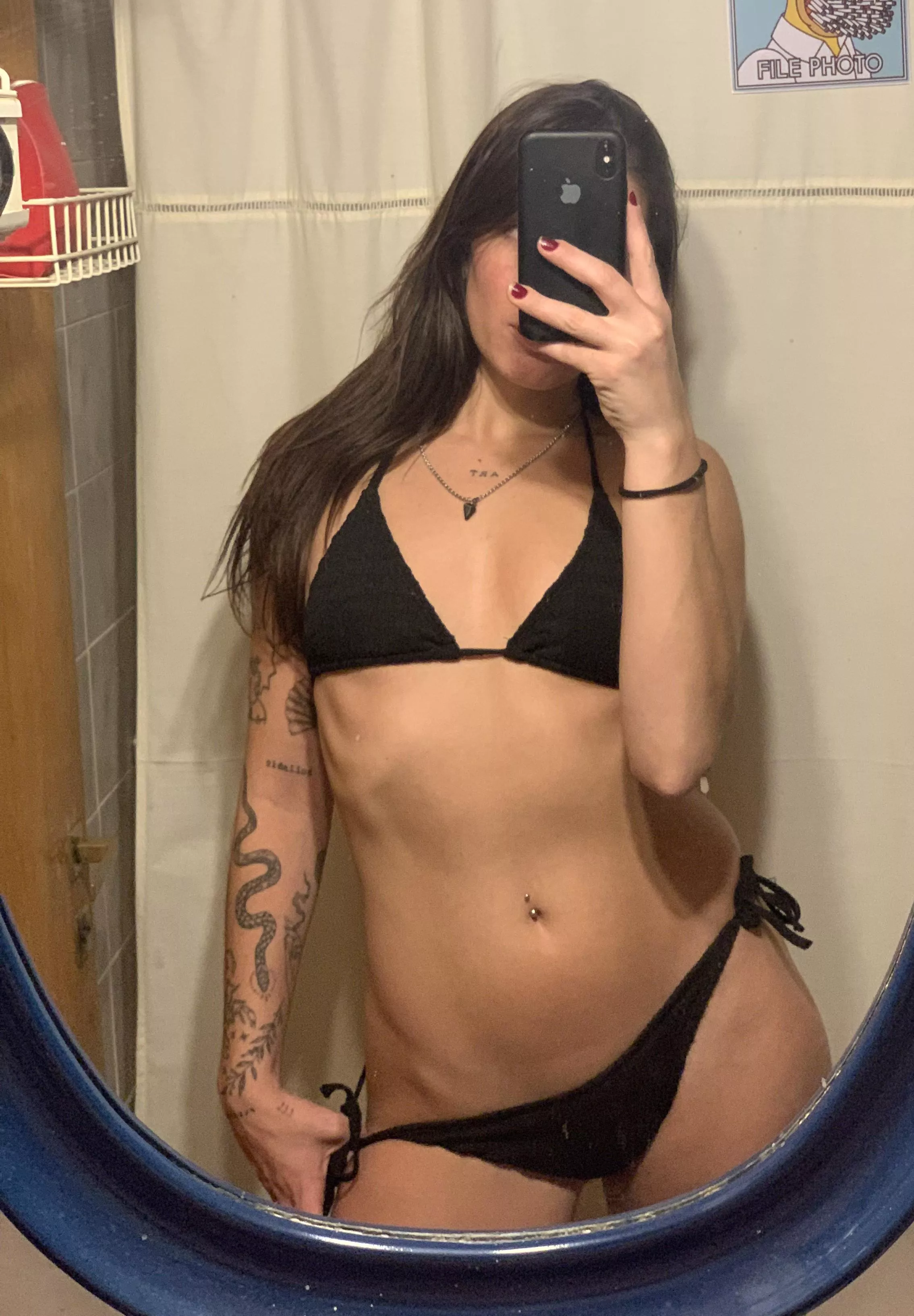 Bikini in this sexy body, perfect match