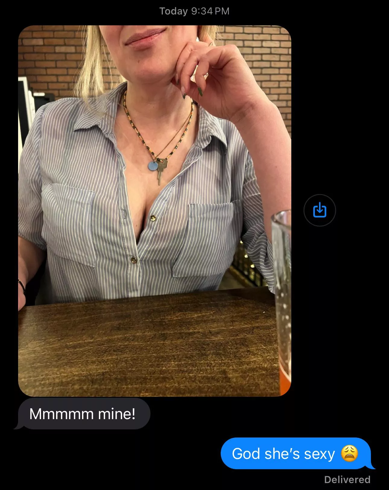 Bonus: Her bull texted me too 😳