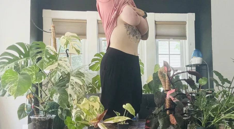 Bucket list #3..get fucked surrounded by plants 🪴 💚