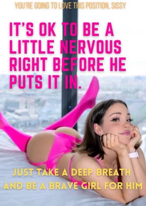 Can you be a brave sissy for cock?