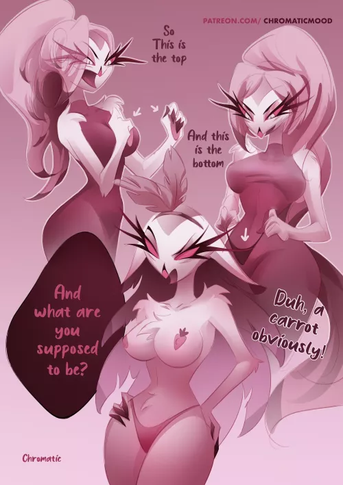 Carrots are good for your eyes (By Chromaticmood on X)