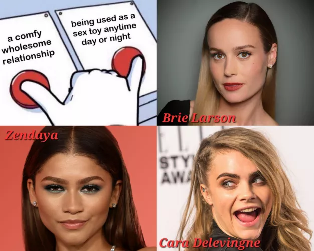 Choose one girl to marry and love unconditionally and choose one girl to enslave as your marriages sex toy