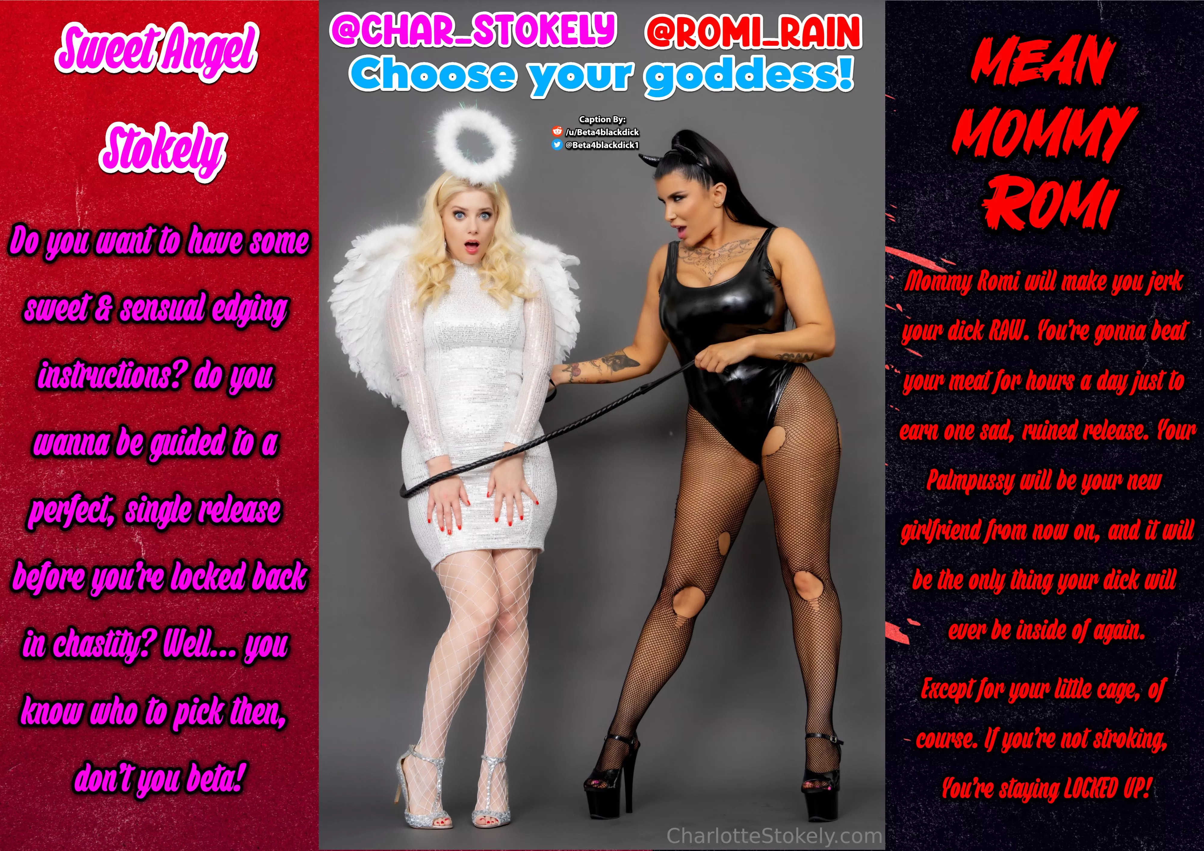 Choose your Goddess ! Charlotte, or Romi?