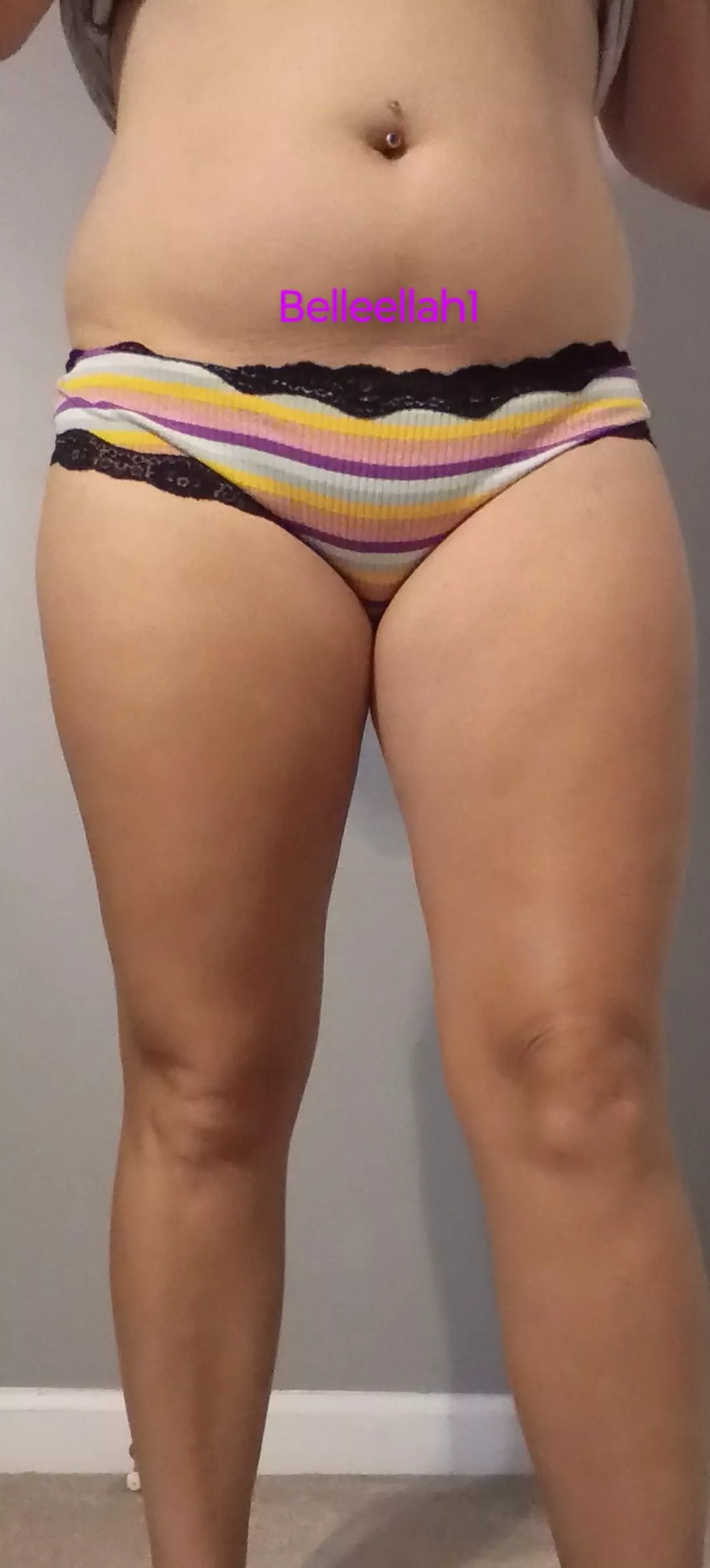 Cotton stripey panties need a new home! I'm available for wear today 