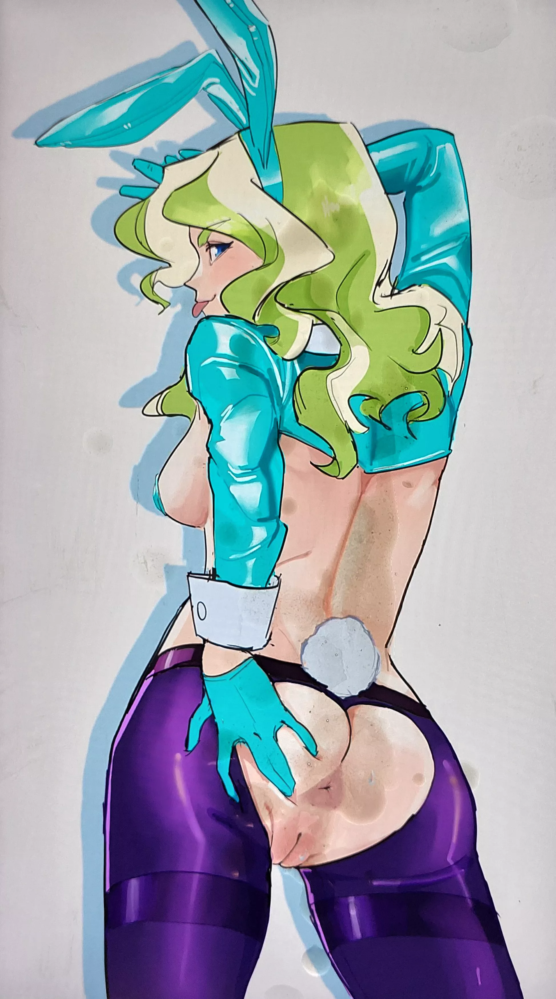 Diana's holes are a perfect target for me to cum on