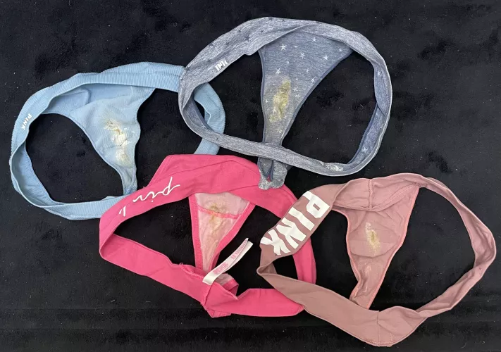 Dirty thongs from the past week