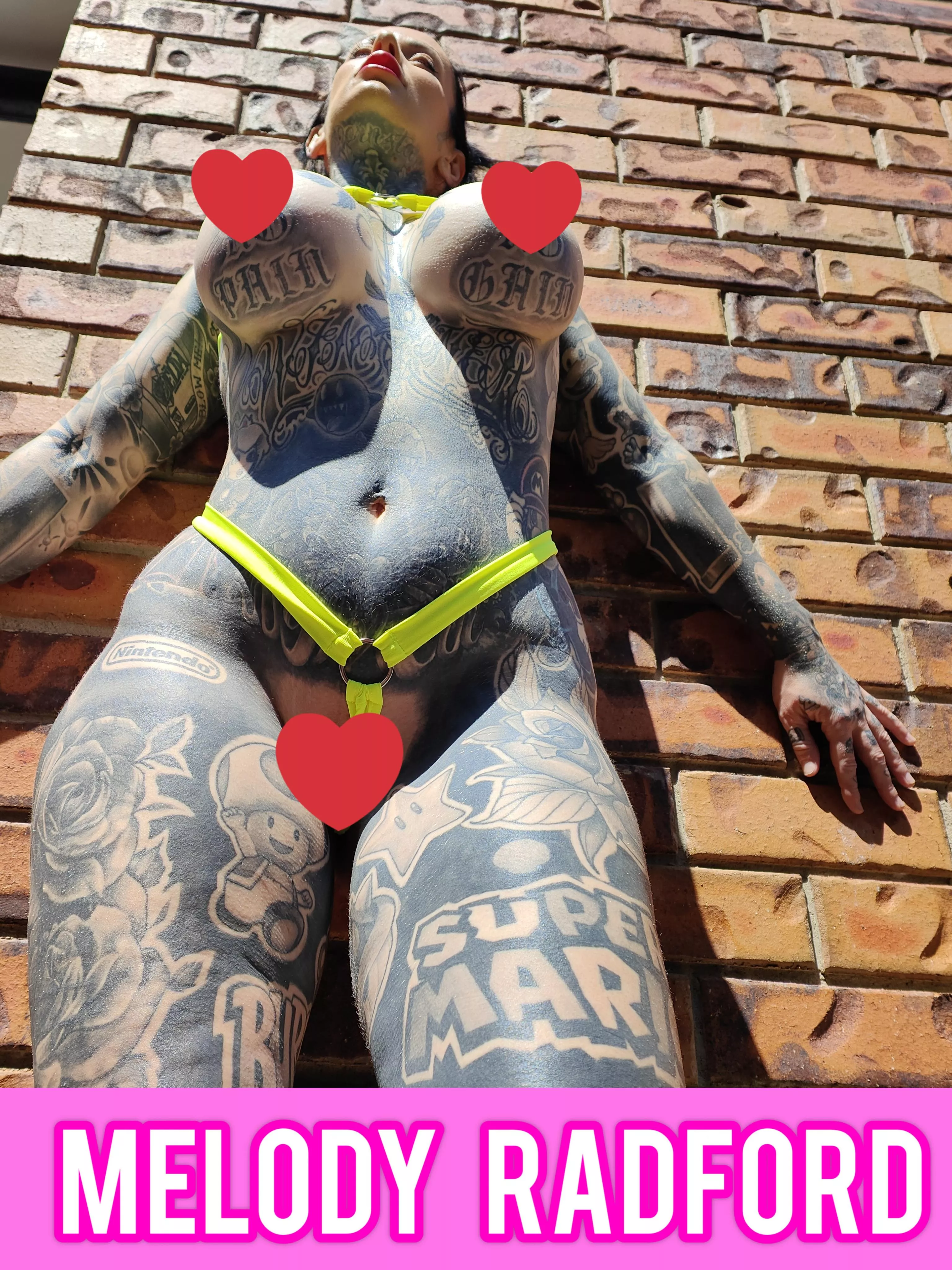 Do you like my Nude / Bikini Against the Brick? ❤️ Melody Radford