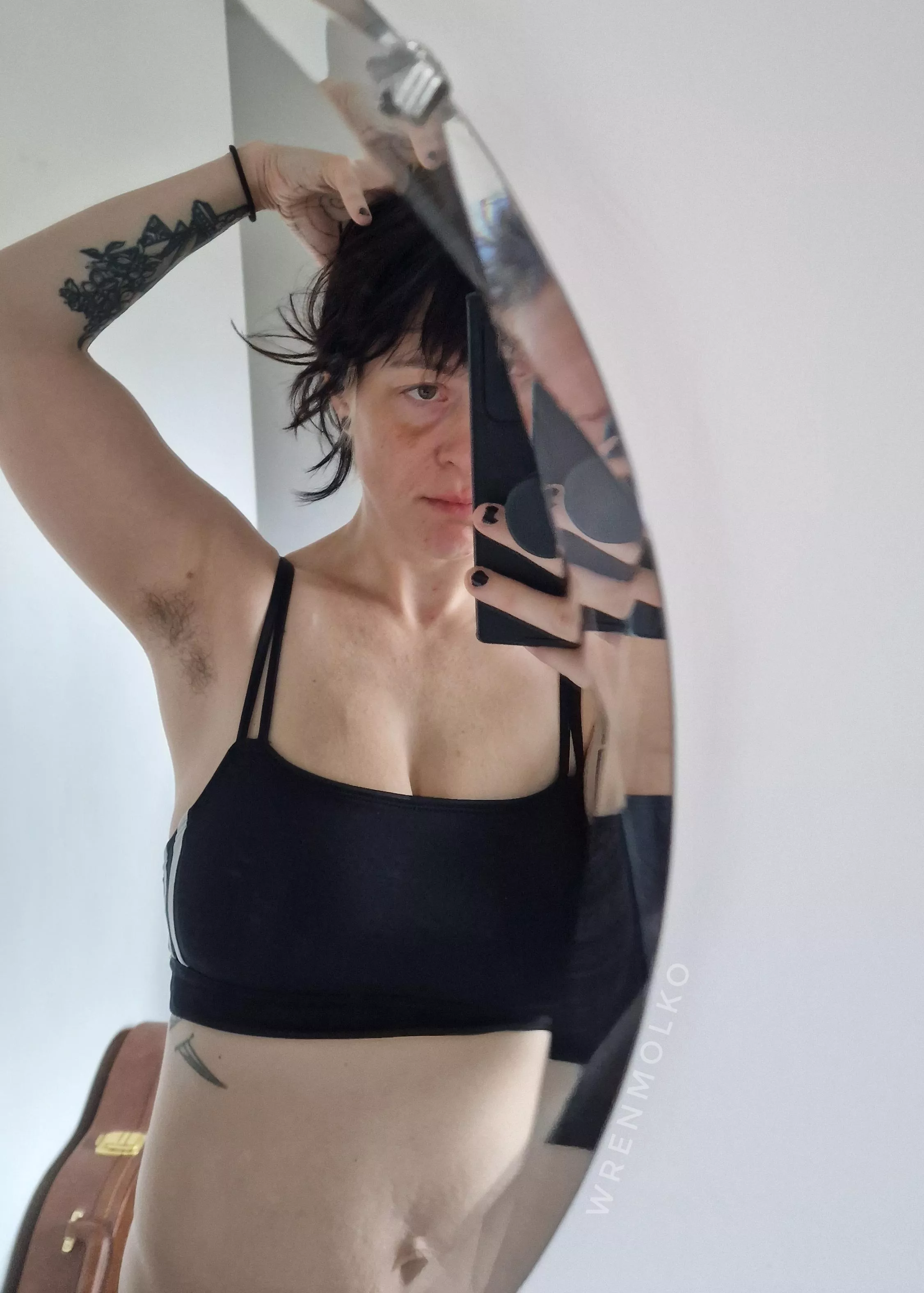 Do you want sweaty from the gym or freshly showered 