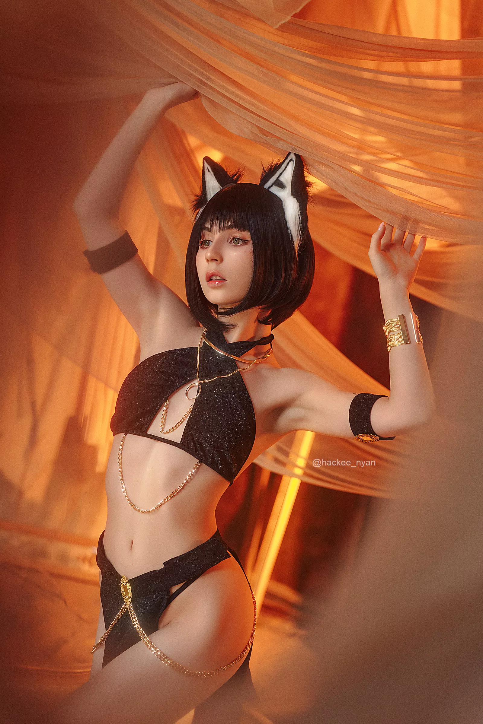 Egypt neko-girl by Hackee