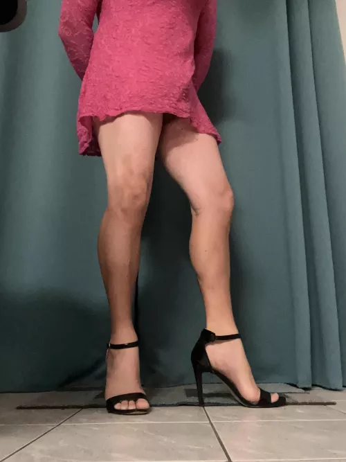 Enjoying my new legs