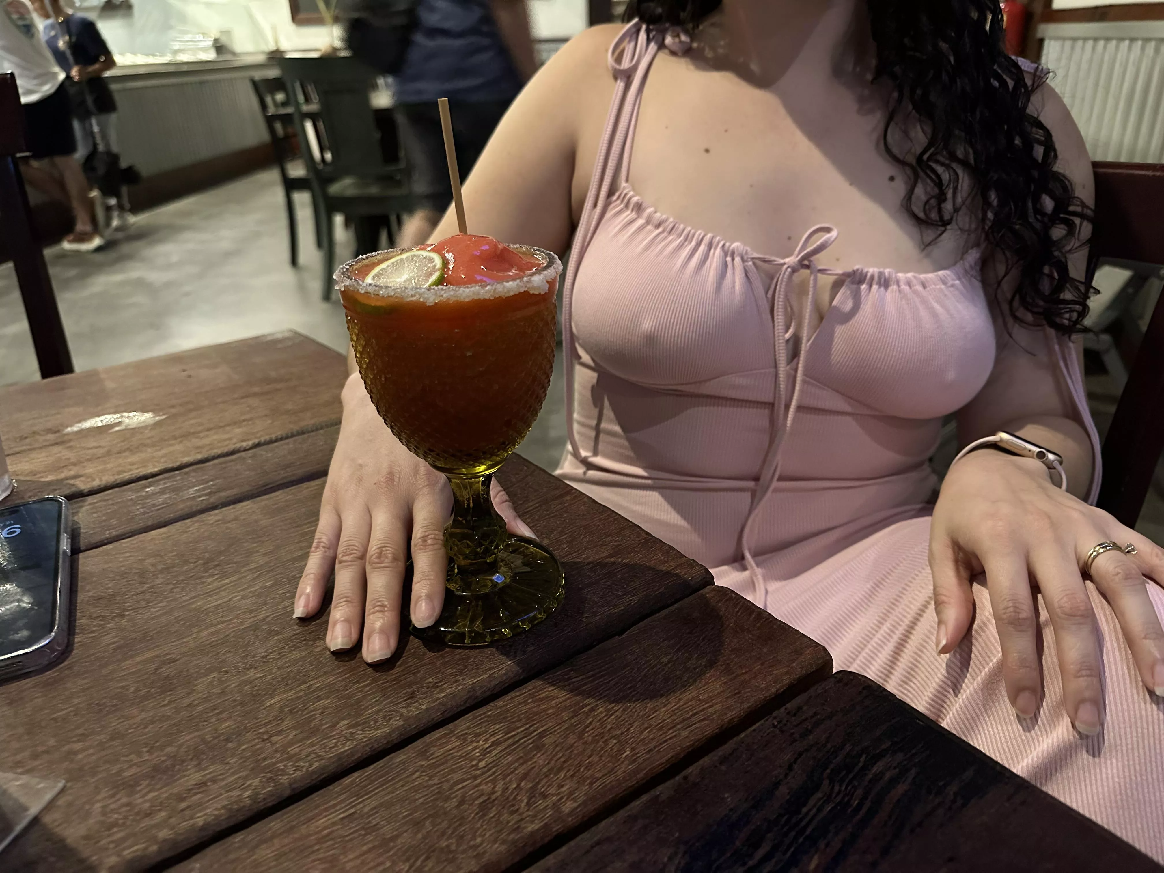 [F] Let’s have a drink and see what happens