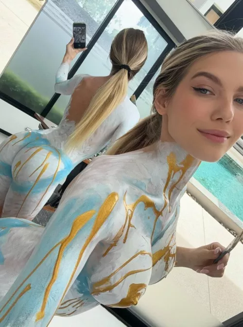 first time painting myself! 