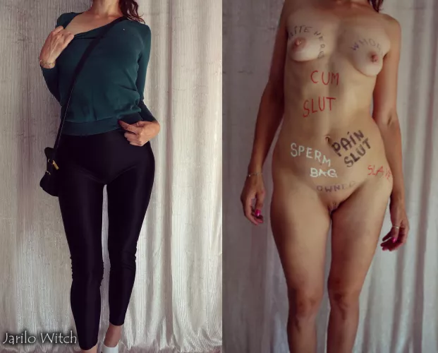 Going out to work obediently with markings that remind me who I am 