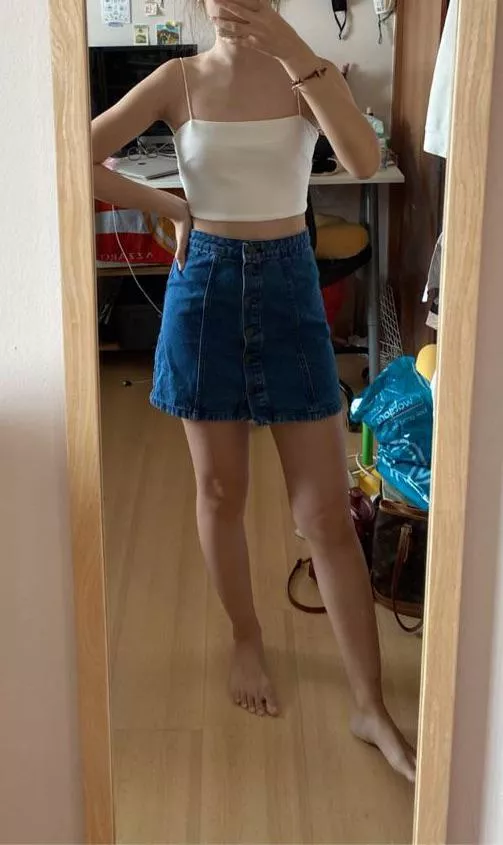 Guess what I'm wearing underneath 😉