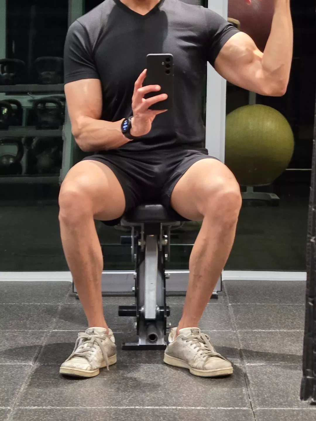 Had the gym to myself 