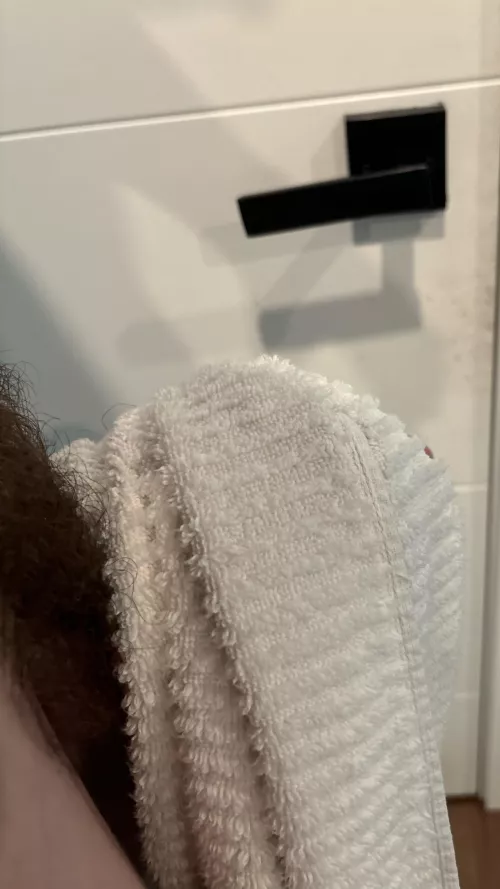 Hanging a towel off of it is so hard