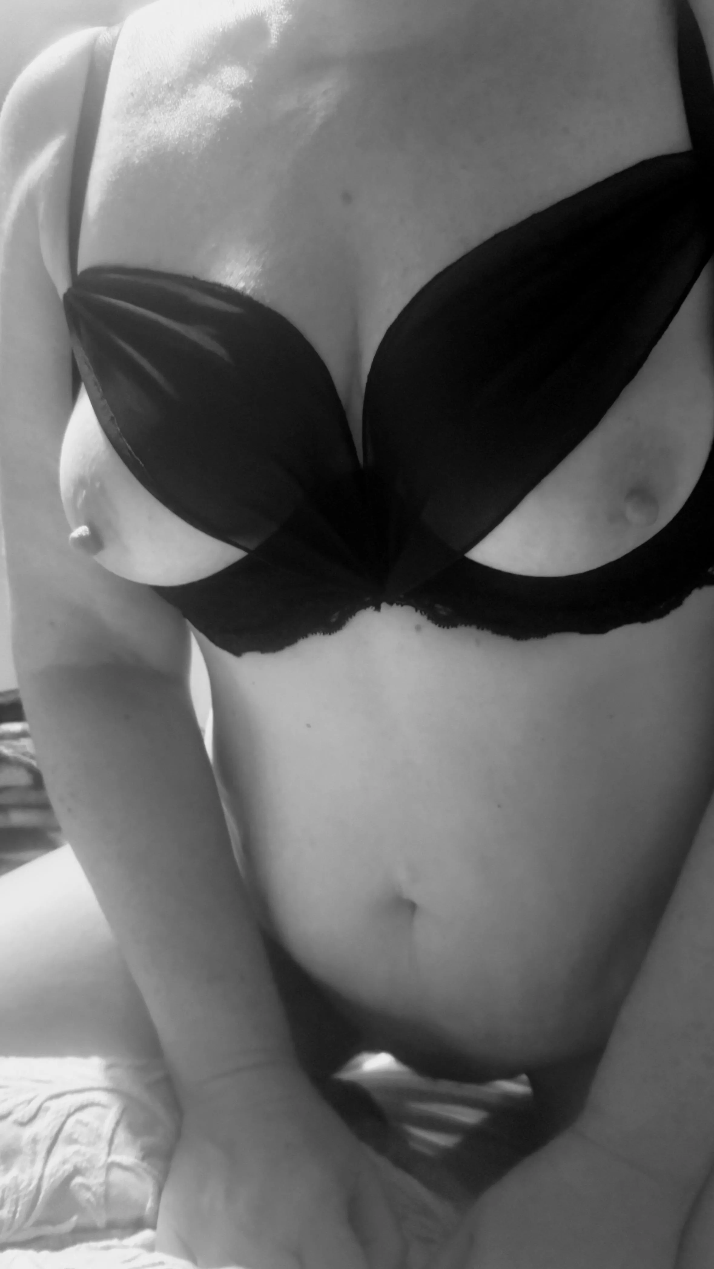 Hard nipples as always.