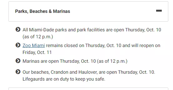 Haulover reopens after Milton