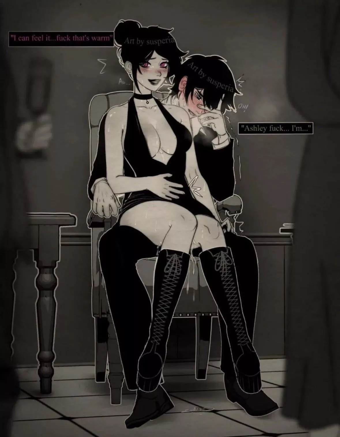 How is she feeling warm with so little fabric?