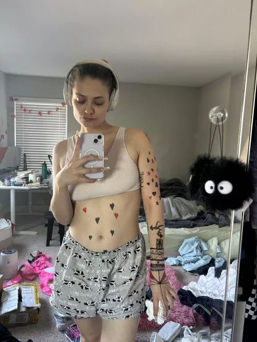 I drew all over myself