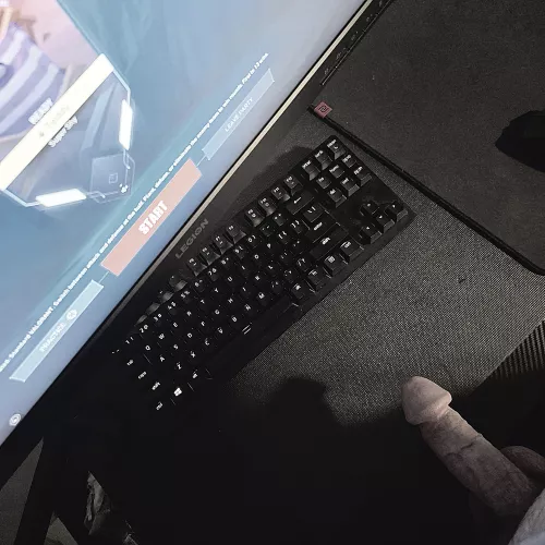 I got hard in between games 