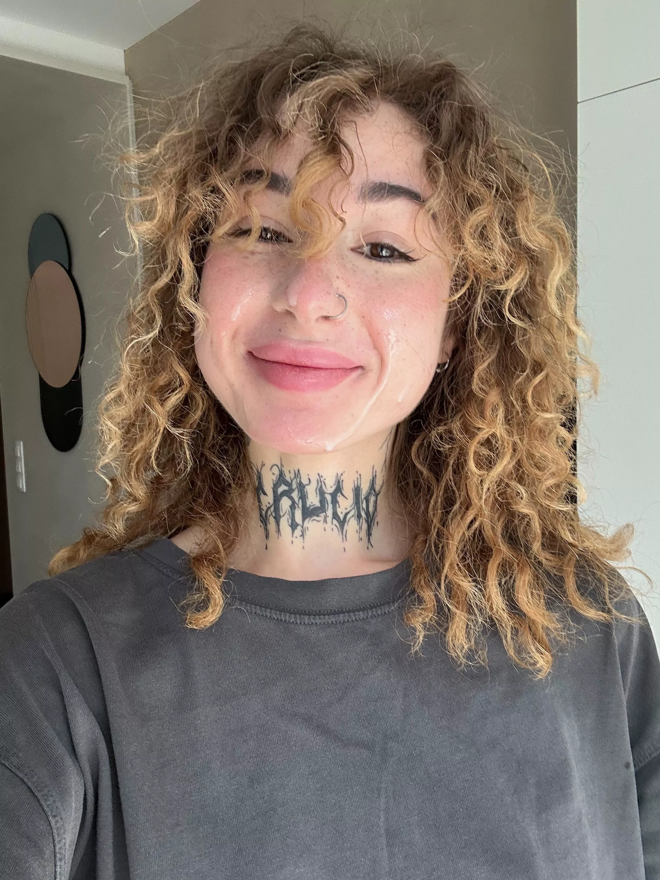 I sucked so good I got liquid semen all over me