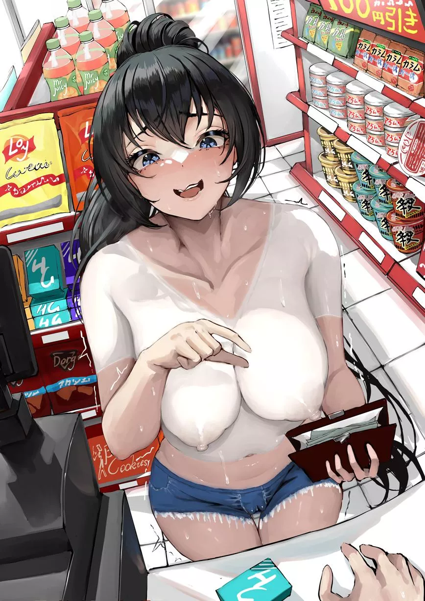 I wish I was that cashier 🥵