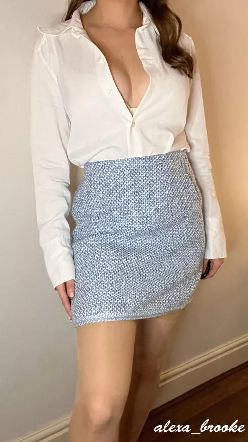 I wonder what my boss will think of my outfit today