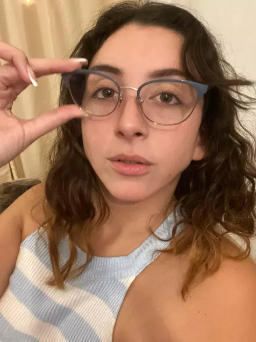 I'll keep My glasses on while we play