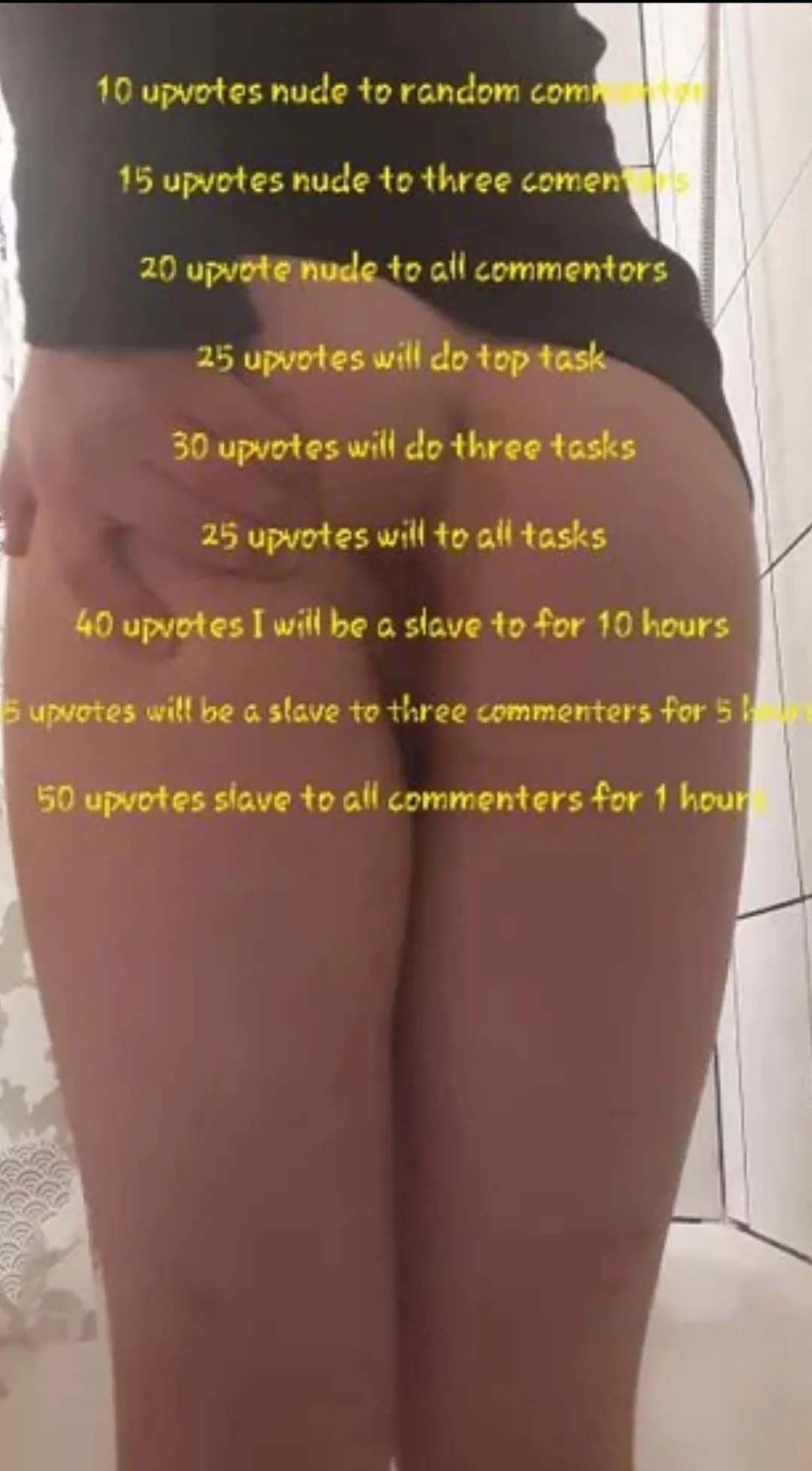 I'll probably do most of this without even getting the upvotes