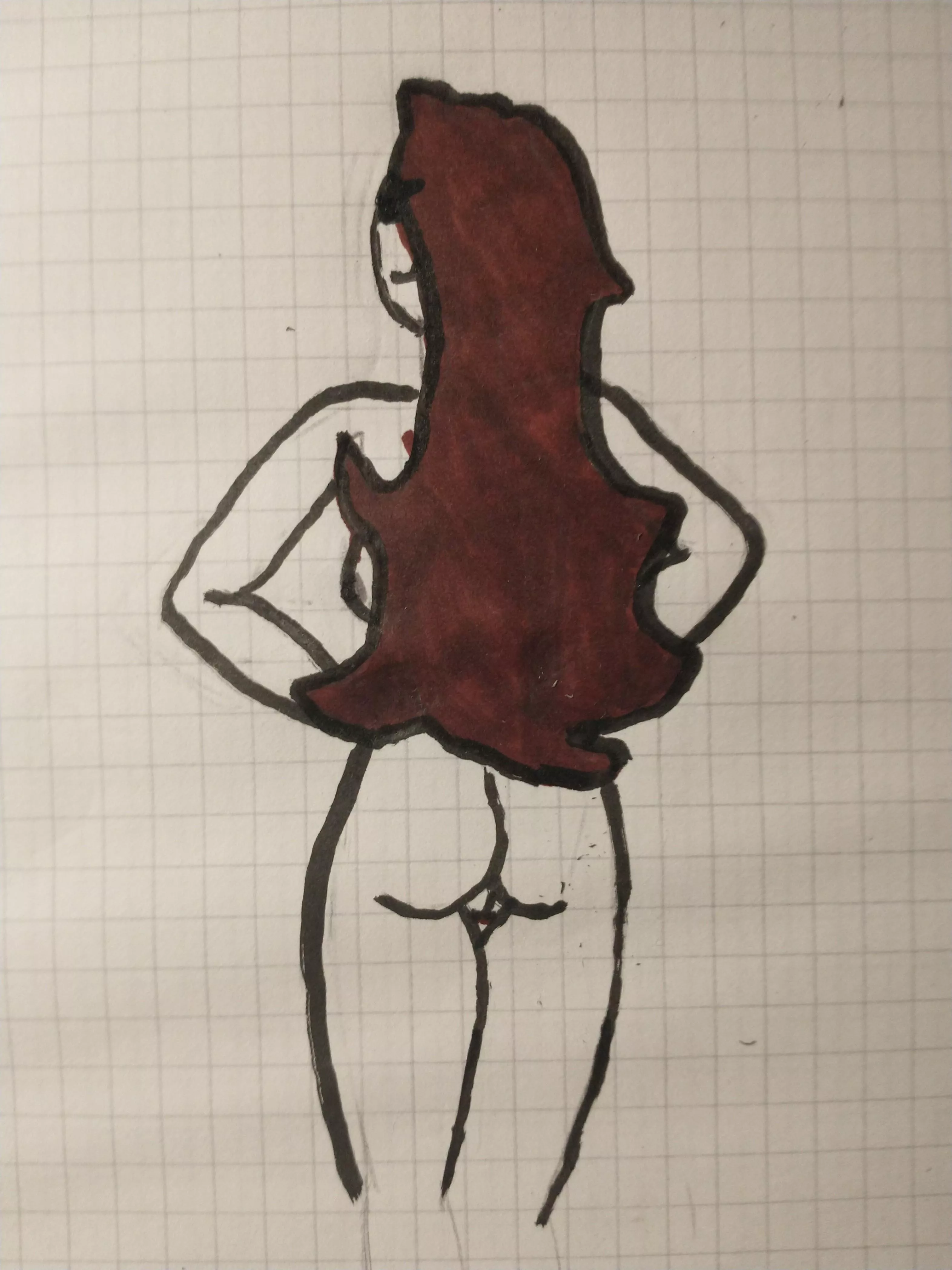 jaiden showing her ass (by me)
