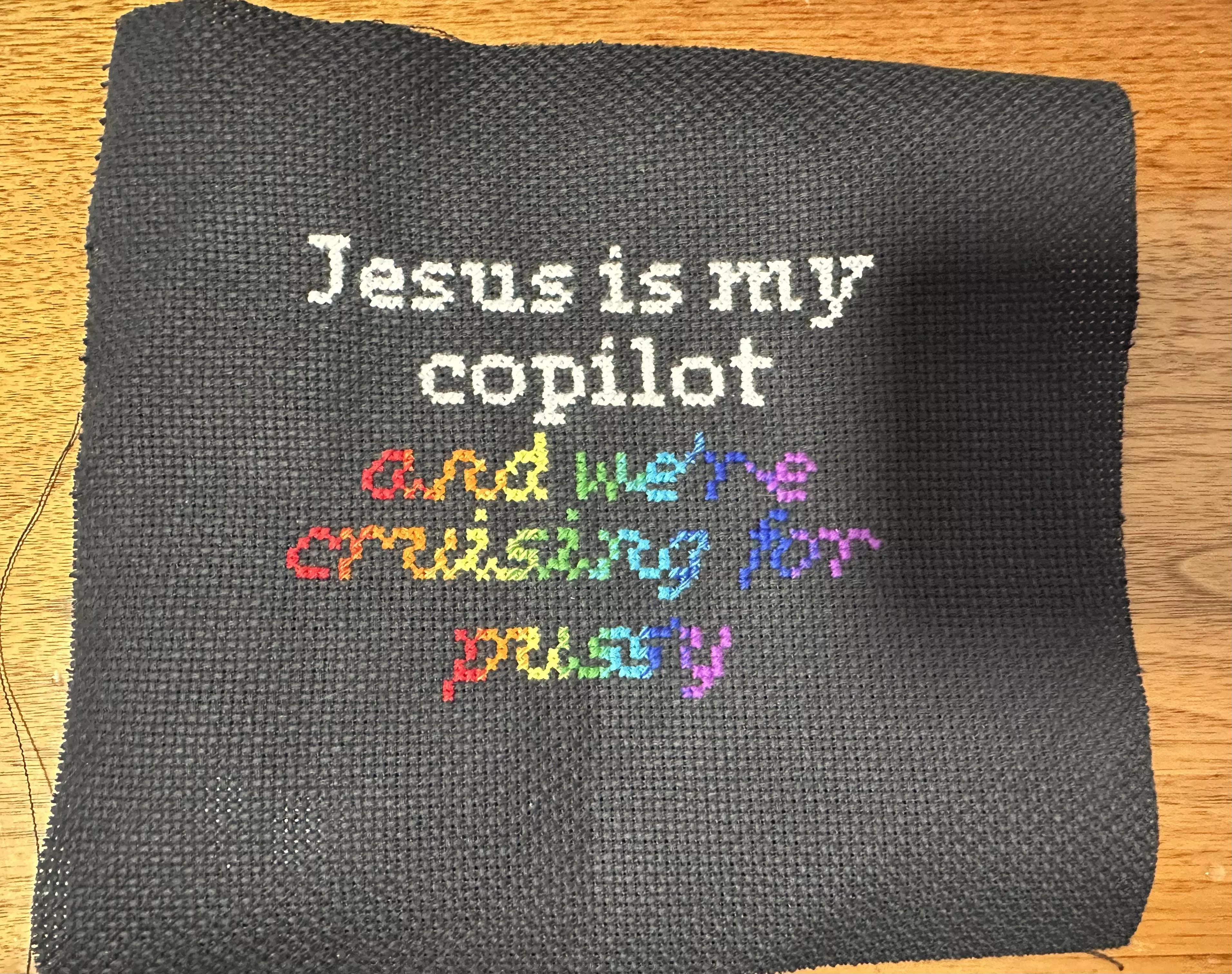 Jesus take the wheel