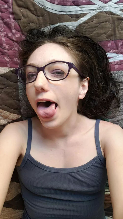 Just lying on the bed in day old makeup (still feeling cute tho)