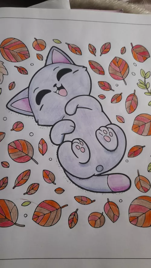Kitty colouring