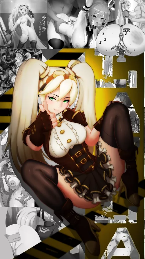 Layla Hentai Wallpaper art of: INKED