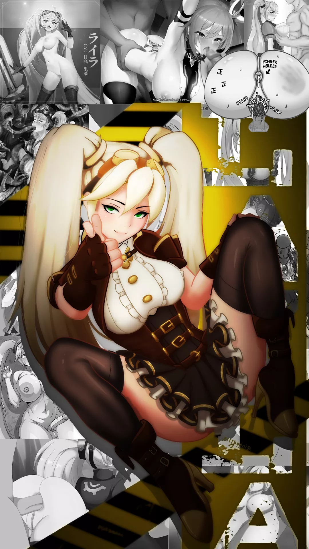 Layla Hentai Wallpaper art of: INKED