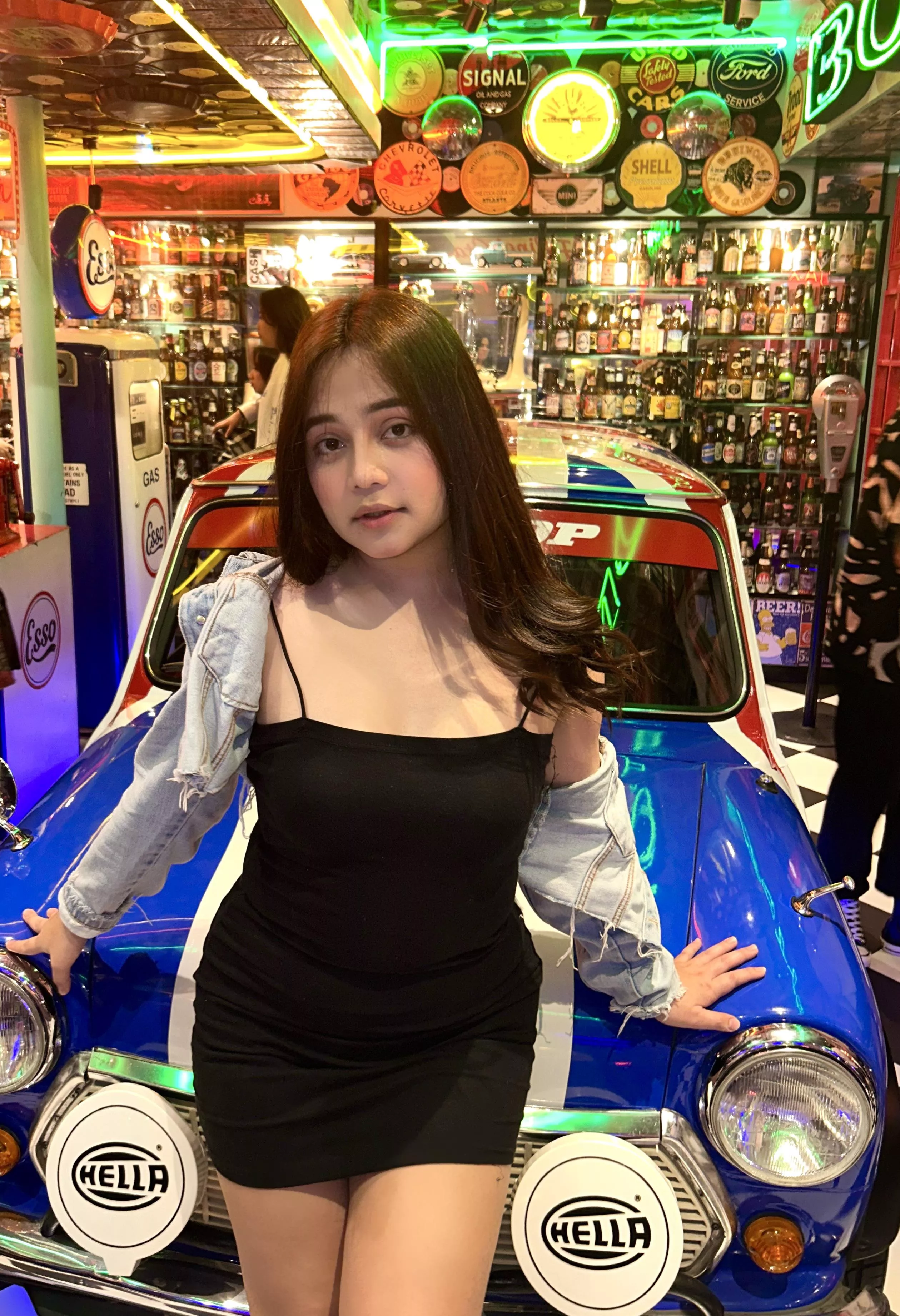 Love this black dress because it can hide my tummy fat and i feel so sexy. 