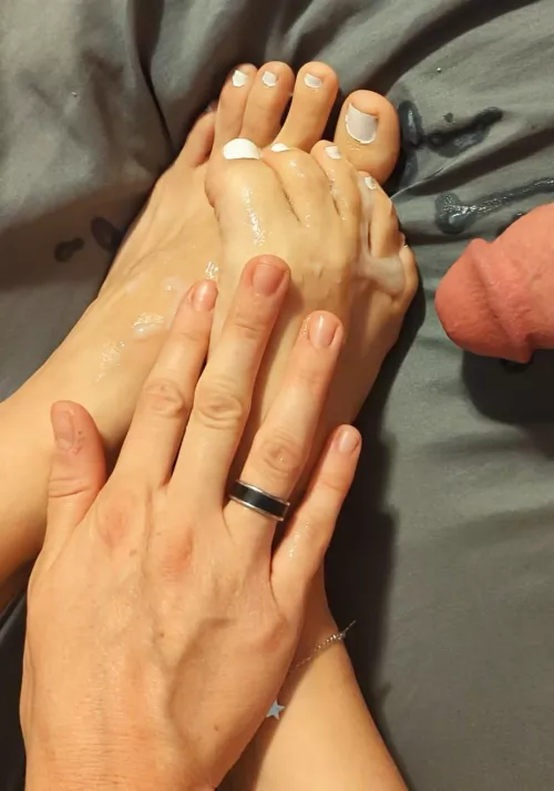 Made a mess on my feet 