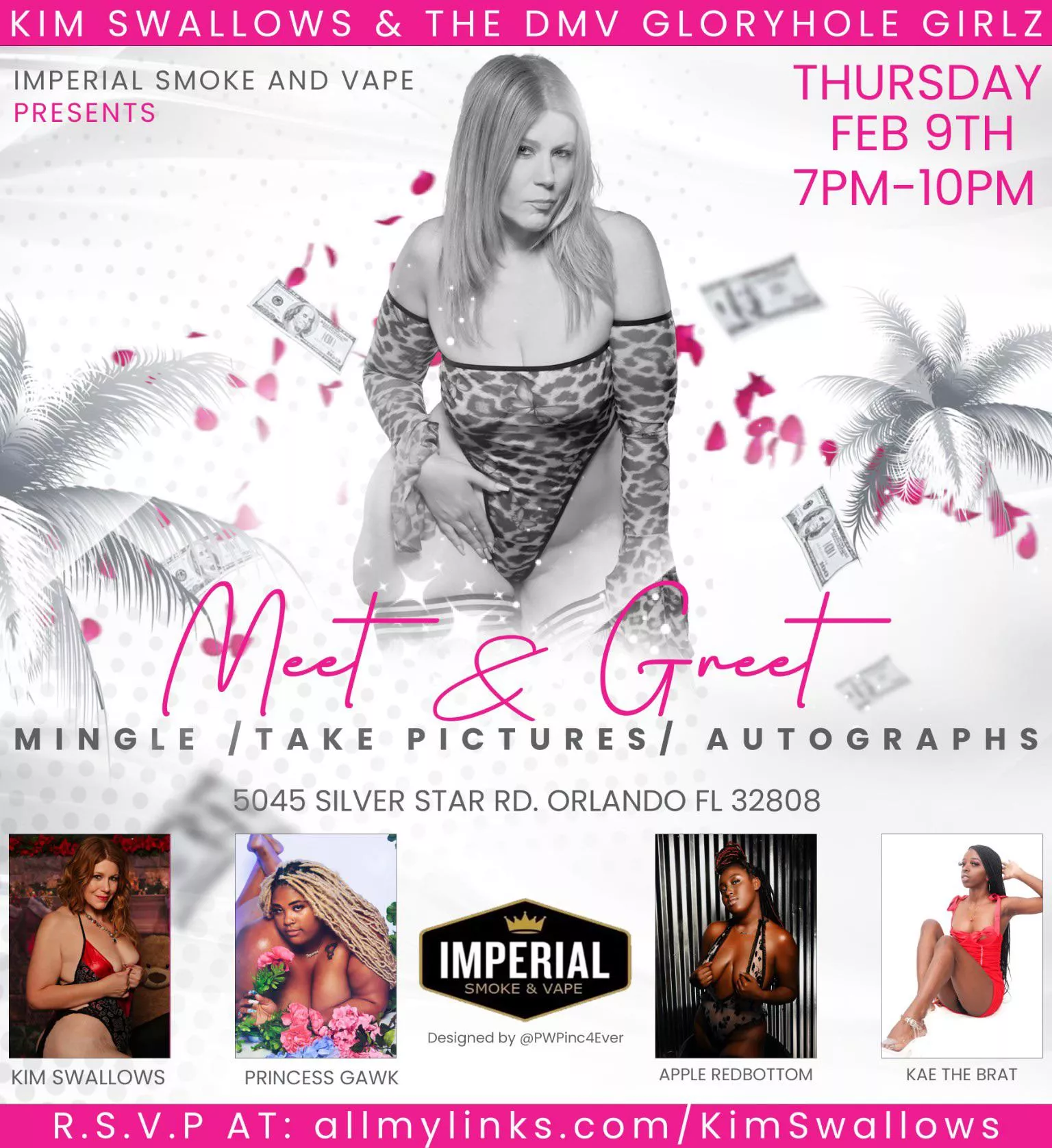 Meet and greet tonight in Orlando Florida check out comments for a link to get your tickets