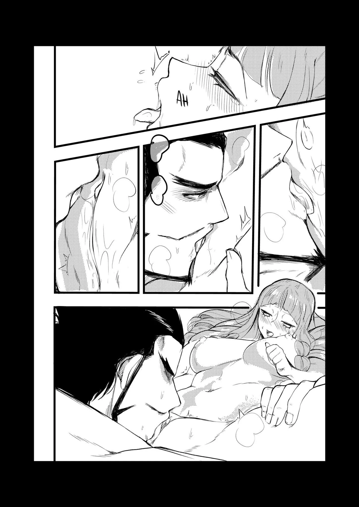 Mihawk eating Perona's pussy