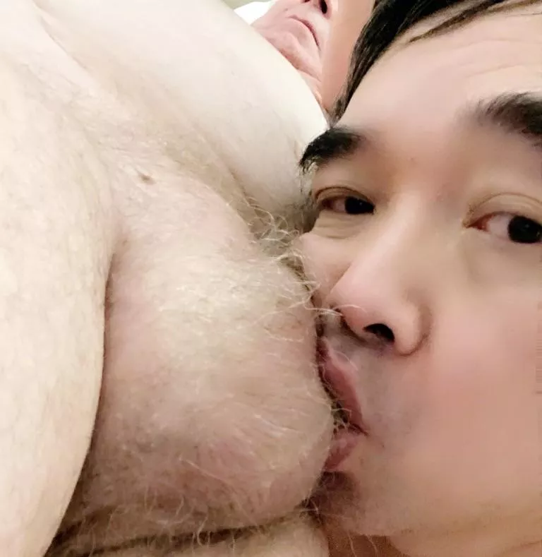 My 76 yo husband balls. 